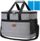 TRIZAND Isolierte Thermotasche Auslaufsicher Wasserfest Kühltasche für Lebensmittel Getränke Picknik Strand Lunch 23843, Größe:40 L