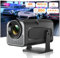 ENUOSUMA Mini Projector,Support 4K 1080P Portable Projector with Dual Band WIFI6 Bluetooth 5.0 Android 11, 200 ANSI Lumens, 180° Rotatable, Auto Keystone Correction, 85-130 Screen Video Projector