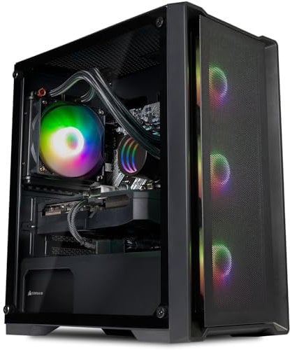 SCAN Medius Liquid Cooled Gaming PC | RTX 5060 Ti 16GB | Ryzen 7 5700X 8-Core | 32GB RAM | 1TB M.2 SSD | Dynamic RGB Lighting | WiFi | Streaming Ready | Windows 11
