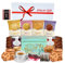JOLAFUNBS Afternoon Tea Hamper Gift Set – English Tea Tin with 40 Teabags, British Biscuits, Strawberry Jam, Marmalade & Snacks – Christmas Hampers, Birthday Food Gifts for Women, Men, Mum, Grandma