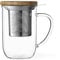 Viva Scandinavia Minima Balance Tazza da tè con infusore, Trasparente