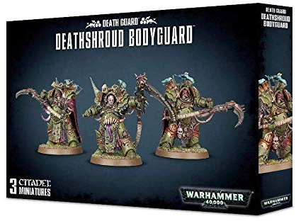 Games Workshop 99120102073 Death Guard Deathshroud Bodyguard Miniature, Black