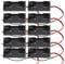 Support de Batterie, 10pcs 2X 3X AAA Boîtier d'alimentation en Plastique avec Fil conducteur Applicable à l'électroménager de Jouet électronique Télécommande(2X AAA)
