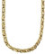 König Design 9 mm Königskette Armband Herrenkette Männer Kette Halskette Panzerkette, 65 cm Gold Edelstahl Ketten