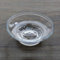 Kcnsieou Porte-savon rond en verre transparent pour salle de bain ou douche