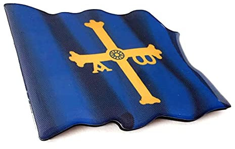 Iman de Nevera Resina Bandera Asturias