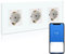 BSEED WLAN Smart Steckdose 16A mit Strommessung,3 Fach Intelligente Steckdose mit Verbrauchsmessung und Energiekosten-Messer,arbeitet mit Amazon Alexa,Google Home, Timerfunktion Weiß
