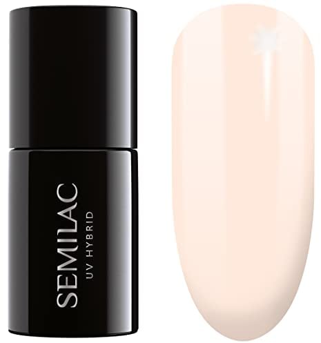 Semilac UV Nagellack Hybrid 574 Bride in Powder Pink 7ml Kollektion WeddiNails
