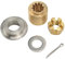 Propeller-Hardware-Kit, Verschleißfestigkeit Propeller-Installations-Hardware-Kit Druckscheibe, Buchse, Unterlegscheibe, Mutter, Splint Geeignet für 2-Takt-Außenbordmotoren mit 20 Bis 30 PS Rudern