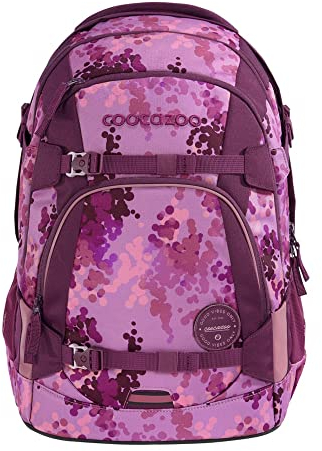 coocazoo Schulrucksack Mate „Cherry Blossom”, rosa, ergonomischer & anpassbarer Tornister, höhen- & größenverstellbar, mit Brustgurt & Hüftgurt, ab der 3. Klasse