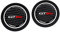 JJRY 2 Pcs Voiture Dessous Verres pour Peugeot GT GTI GTLINE 206 208 307 308 Voiture Dessous de Verre Anti-dérapant Support Gobelet intérieurs Accessoires,Black GT Line