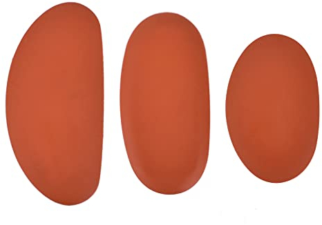 3 Pièces Silicone Poterie Côtes en Céramique, Côte d'argile de Poterie, Côtes de Potier en Céramique, Côtes de Poterie en Caoutchouc Souple, pour Modelage d'Artistes de Poterie d'argile, 3 Tailles