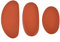 3 Pièces Silicone Poterie Côtes en Céramique, Côte d'argile de Poterie, Côtes de Potier en Céramique, Côtes de Poterie en Caoutchouc Souple, pour Modelage d'Artistes de Poterie d'argile, 3 Tailles