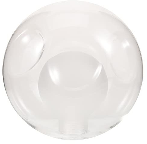 Angoily Lampenschirm Aus Klarem Glas G9 120 Mm Vintage Klar Lampenschirm Für Wandleuchter Kronleuchter Pendelleuchte Durchmesser - Loch 70 Mm