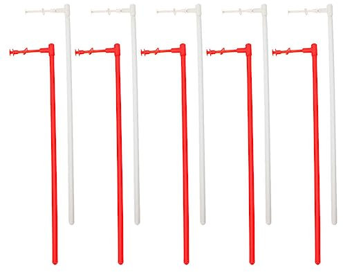 Happyyami 10ensembles Tiges De Vent pour Éoliennes Plastique pour Fabrication Éoliennes Accessoires De Jardin Pratiques Et