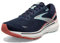 Brooks Damen Ghost 15 Sneaker, Peacoat Canal Blue Rose, 42 EU
