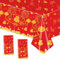 2 Stück Tischdecke Chinesische Neujahr Deko 2025,Silvester Deko 2025 Tischdecke,Tischdecke Happy New Year,Chinesisches Neujahr 2025 Tischdecke für Chinesische Neujahr Tischdekoration Party Zubehör
