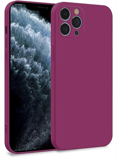MyGadget Cover per iPhone 11 Pro - Custodia in Silicone Morbido a Doppio Strato – Case con Protezione Fotocamera & Fodera Interna Antigraffio - Bordeaux