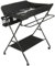Wickelkommode Klappbar Babypflegetisch mit Sicherheitsgurt Ablagefächern, Mobiler Wickeltisch, Tragbar Wickeltisch, Babybett mit Wickelkommode, Baby Stilltisch Platzsparend (80 * 66 * 98cm-schwarz)