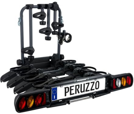 Peruzzo Pure Instinct Porte-vélo pour 4 vélos Gris Anthracite