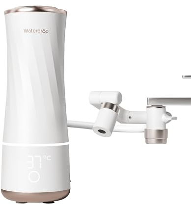 Waterdrop Lavadora Facial Skincare BFC2, Agua Suave para una Limpieza Facial Delicada, Limpieza Profunda, Reducción de Cloro, Mejora de Hidratación, Resistente al Agua