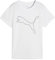 PUMA Unisex W TAD Essential Logo Tee T-Shirts, PUMA White,