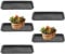 CAKEEYUM 5 PCS Plateaux de Plantes pour Pots Soucoupe de Plante rectangulaire en Plastique Plateaux d'égouttement Plantes étanches Plateau récupération d'eau Plante Robuste pour intérieur extérieur