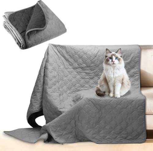 QWORK® wasserdichte Hundedecke, 150 x 200 cm, Hundedecke Waschbar, Katzendecke, Haustierdecke, für Bett, Sofa, Möbel