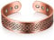 Otuuz Magnetisches Kupferarmband für Herren und Damen Magnetarmband aus Kupfer Armreif Solides Armband mit 6 Magneten Rotes Verstellbares Energien Armband mit Samtbeutel(Bronze,Wikingeraxt)