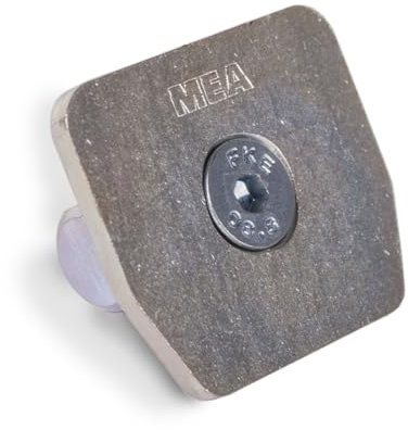 ATTAS MEA Raccord de tuyau type 1 - Couvercle pour glissières - Ajustement parfait et protection contre la saleté - Finition esthétique pour portails coulissants & portes coulissantes