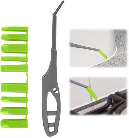 9-in-1 Silicone Caulking Tools, Silicone Seam Tools Silicone Caulking Tool Set, Silicone Smoothing Tool, Silicone Sealant Finishing Tool Silicone Applicator Tool for Small Tighter Spaces, with Tips