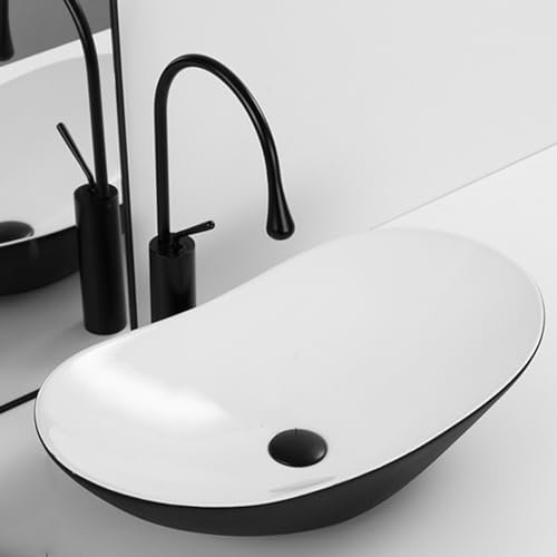 Modernes Porzellan Waschbecken - Barren über Theke Gefäß Waschbecken für Hotels, Toiletten, Waschtische, Badezimmer