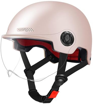 Caschi da bicicletta con visiera - Caschi da ciclismo antiurto occhiali antiriflesso staccabili, durezza 2H | Caschi bici elettrica regolabili, protezione testa per uomo e m