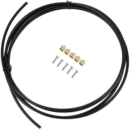Tiardey Tubo Flessibile per Freni Idraulici da 3 Metri per Freni a Disco per Bicicletta con 5 Set di raccordi a Oliva e a barbiglio BH90 compatibili con M315 M335 M395 M396 M445 M615 e Altro