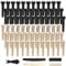 BOXOB 72pcs Acoustic Guitar Bridge Pins, Guitar String Pegs & Bridge Pin Puller Remover & Saddle Nut Replacement Part Accessories Practical Tools
