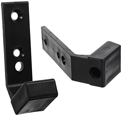 Abaodam 2 Stück Wand Hantelständer für Haushalt Schwarz PC