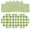 50PCS Sage Green Scalloped Paper Plates and Napkins Set,25x7inch Paper Plates & 25x6.5inch Napkins Disposable Party for Birthday Baby Shower Party Supplies