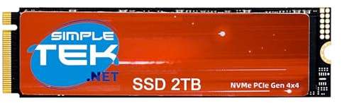 SIMPLETEK - Disco a Stato Solido SSD 2 TB M.2 NVMe PCIe Gen 4x4 2280 - Prestazioni Estreme per Gaming Compatibile con PlayStation 5