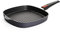 Woll Diamond Lite Grillpfanne, viereckig, mit Rillen, 28x28 cm, 4 cm hoch, mit abnehmbarem Stiel - Geeignet für Ceran, Gas, Elektro, Halogen - nicht induktionsgeeignet, Antihaft-Versiegelung