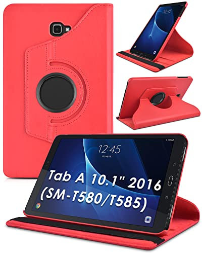 Samsung Galaxy Tab A 10.1 T585 Leather Stand Case with 360° Rotating Function