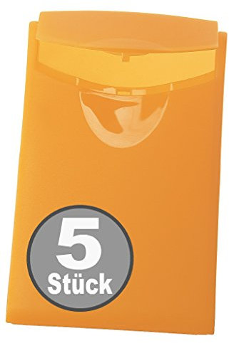 HAN Visitenkarten-Etui COGNITO, für 20 Visitenkarten (5, transluzent-orange)