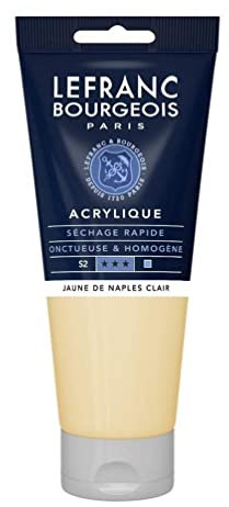 Lefranc Bourgeois Acrylique Fine Tube 200ml Jaune De Naples Clair