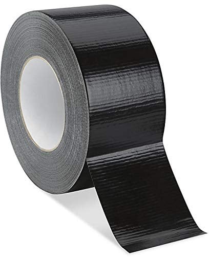 Diamond Packaging Gafferband, 48 mm x 50 m, Schwarz Robustes und wasserdichtes Gewebe-Bindeband
