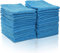MASTERTOP Microfibre Cloth Pack of 36, Lint Free Cleaning Cloth, Super Absorbent Reusable Clothes Duster for Indoor, Outdoor, Kitchen, Bathrooms, Mirrors, Car, Motorbike, 35cm x 35cm - Blue