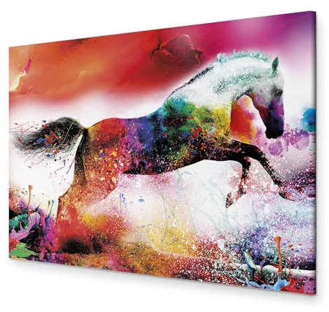 murando - Leinwandbild Pferd 90x60, 90x60 cm, 1-teilig, Schlafzimmer