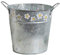Vaso Brocca Vintage Vaso Per Fiori in Metallo Zincato Vaso Antico Vaso Lattiera Vaso Brocca Shabby Chic Vaso Brocca Fattoria Vaso Di Latte Brocca Di Latte Vintage Secchio Scrivania