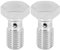 X AUTOHAUX 2pcs M10x1.25 Métrique Filetage Unique Banjo Boulon Frein Raccord Adaptateur
