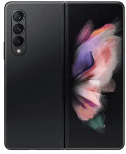 Samsung Galaxy Z Fold3, Téléphone Mobile 5G 512Go Noir, Carte SIM Non Incluse, Smartphone Android, Version FR