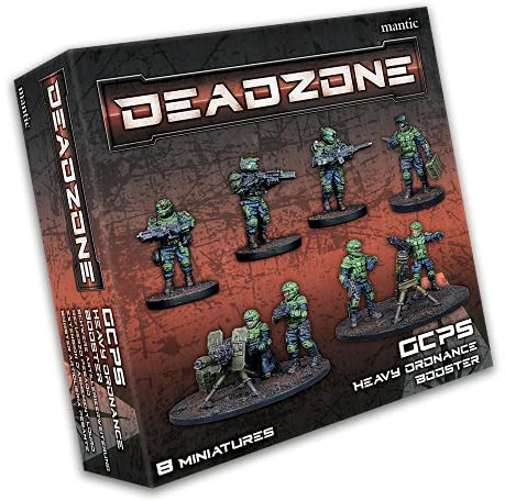 mantic Games Deadzone GCPS Heavy Ordinance Booster, unlackiert, MGDZG105