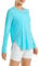 G4Free Women's Activewear Shirts UPF 50+ UV Sun Protection T-Shirts Long Sleeve Tops Workout Sun Shirt Outdoor Gym Hiking Shirt Quick Dry Lightweight Shirts Lake Blue